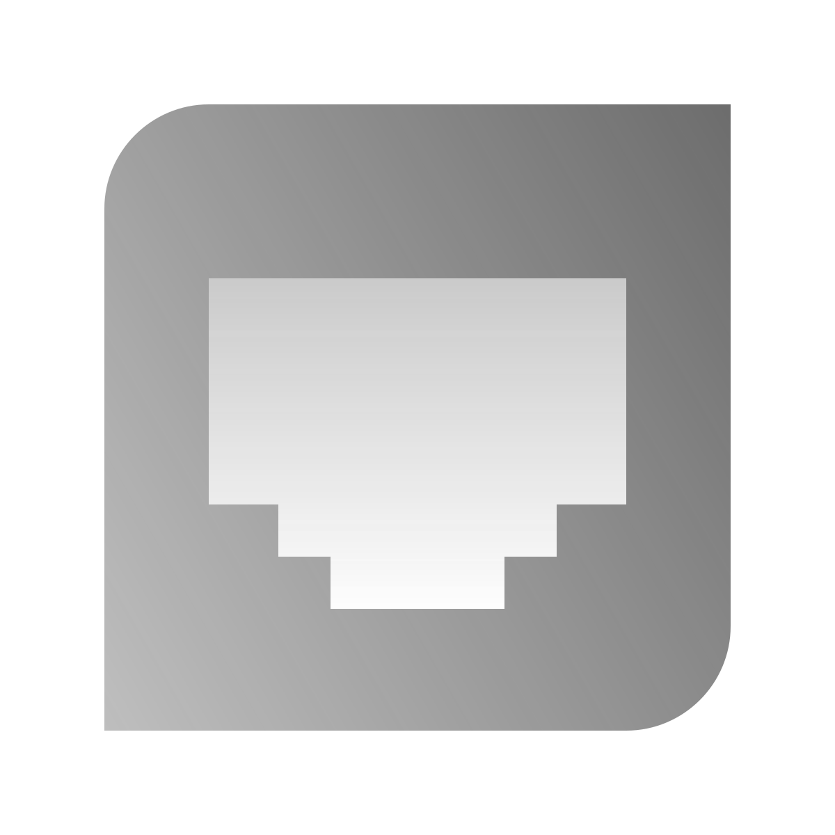 deco duotone style ethernet on icon