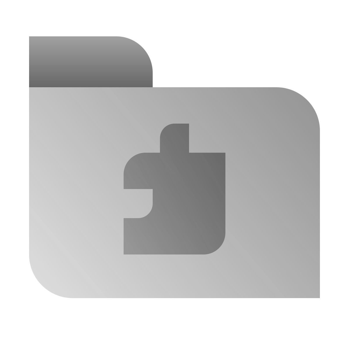 deco duotone style extensions folder icon