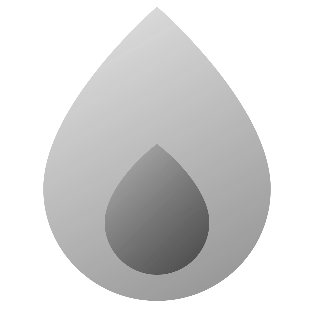 deco duotone style fire element icon