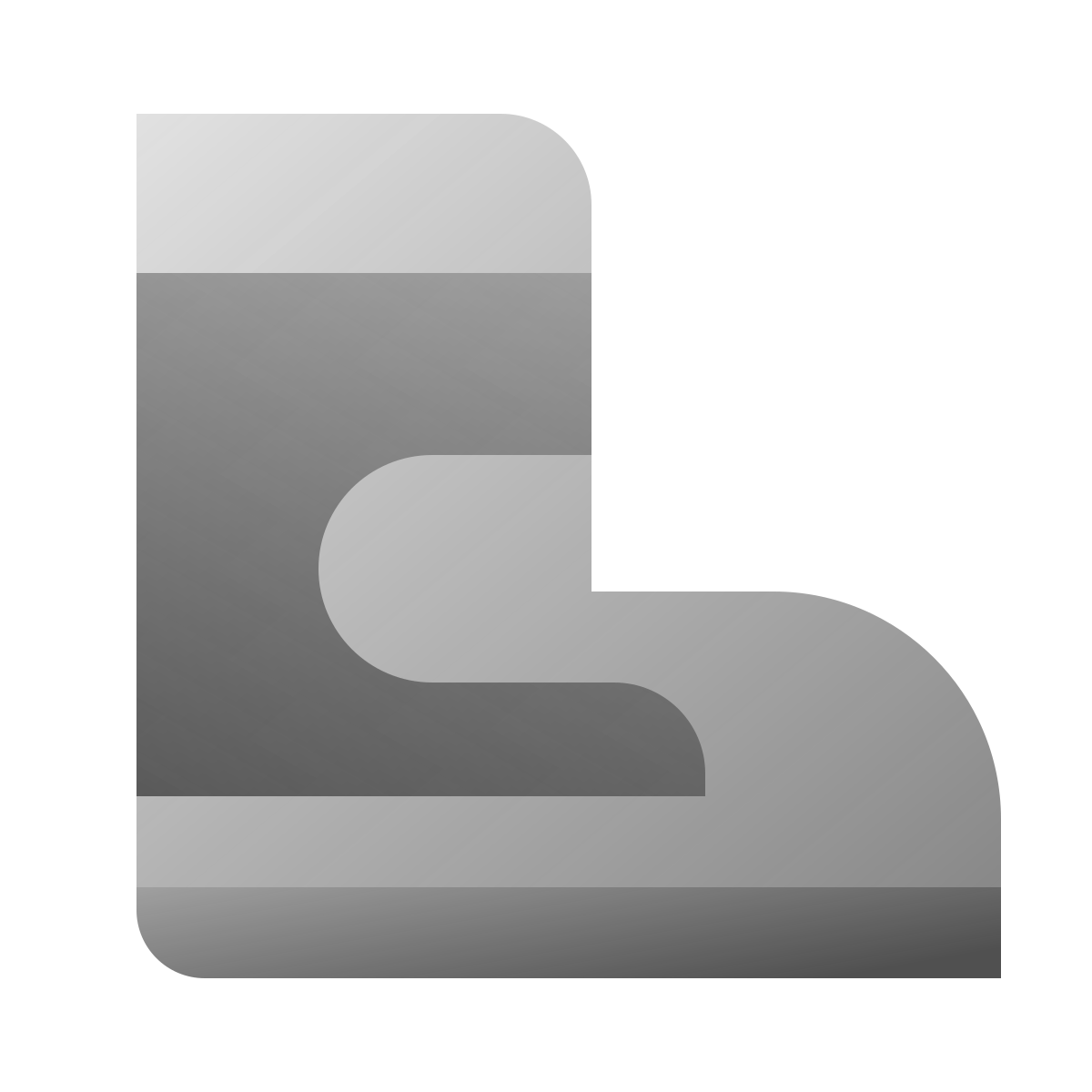deco duotone style fireman boots icon