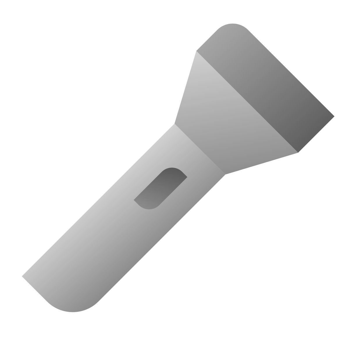 deco duotone style taschenlampe icon