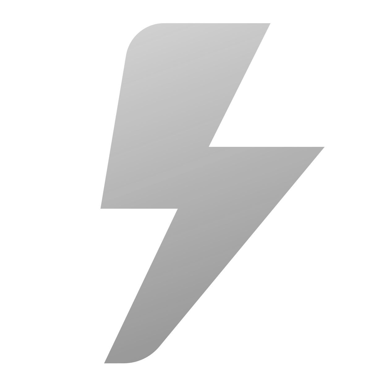 deco duotone style flash on icon