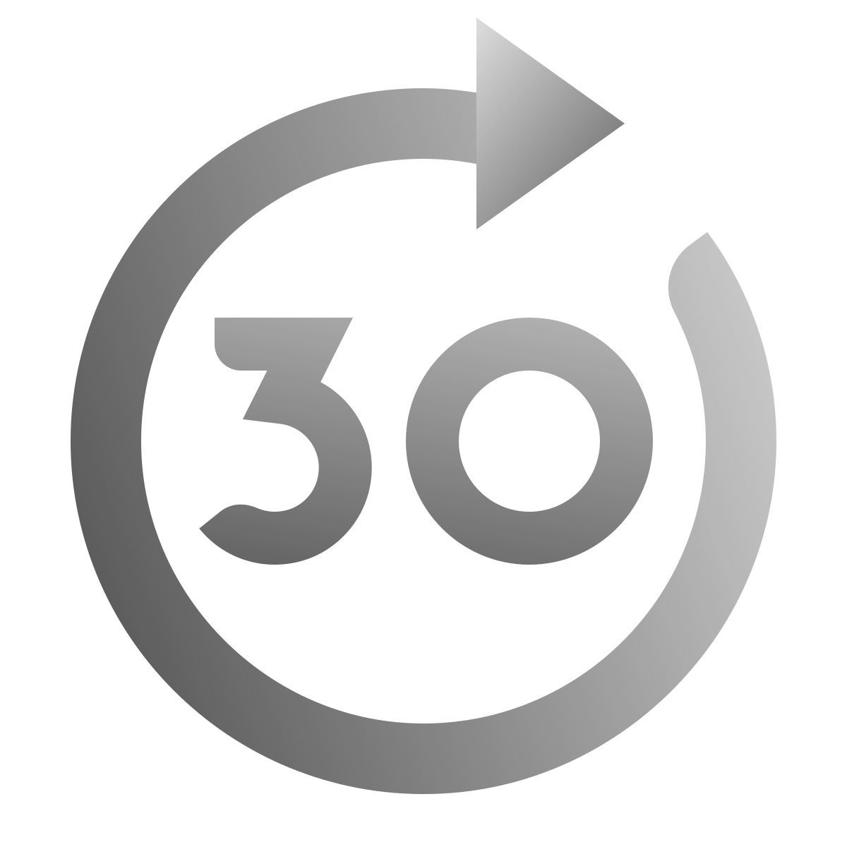 deco duotone style 前进30 icon