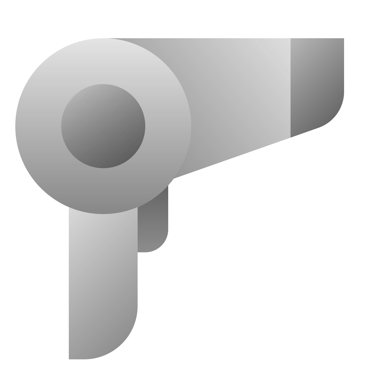deco duotone style hair dryer icon