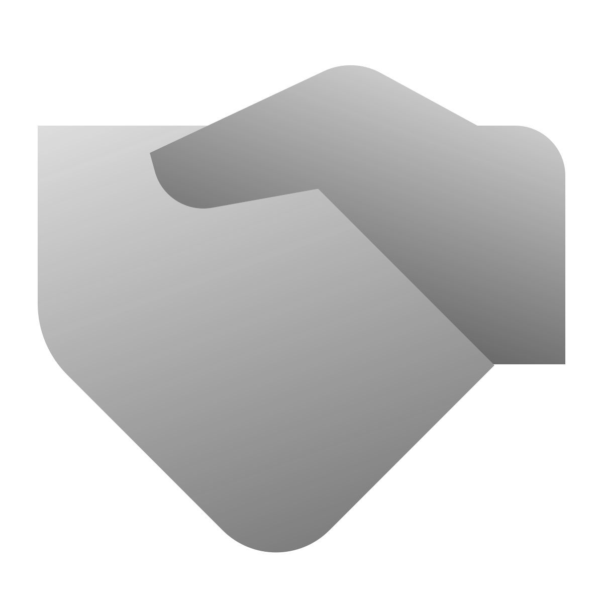 deco duotone style 握手 icon