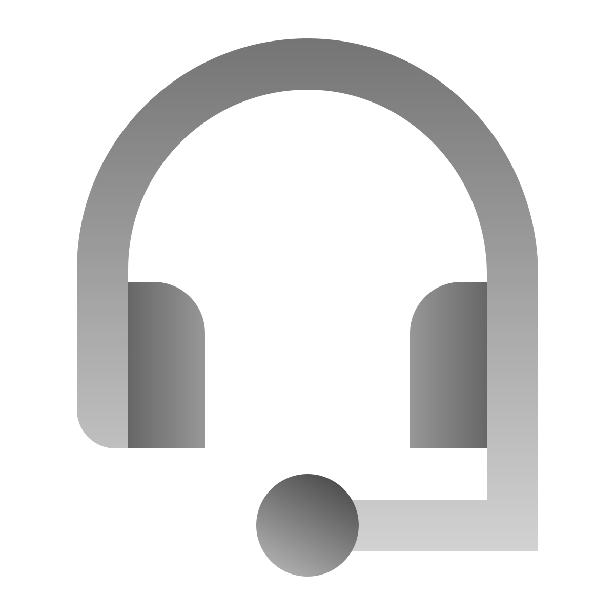 deco duotone style headset icon
