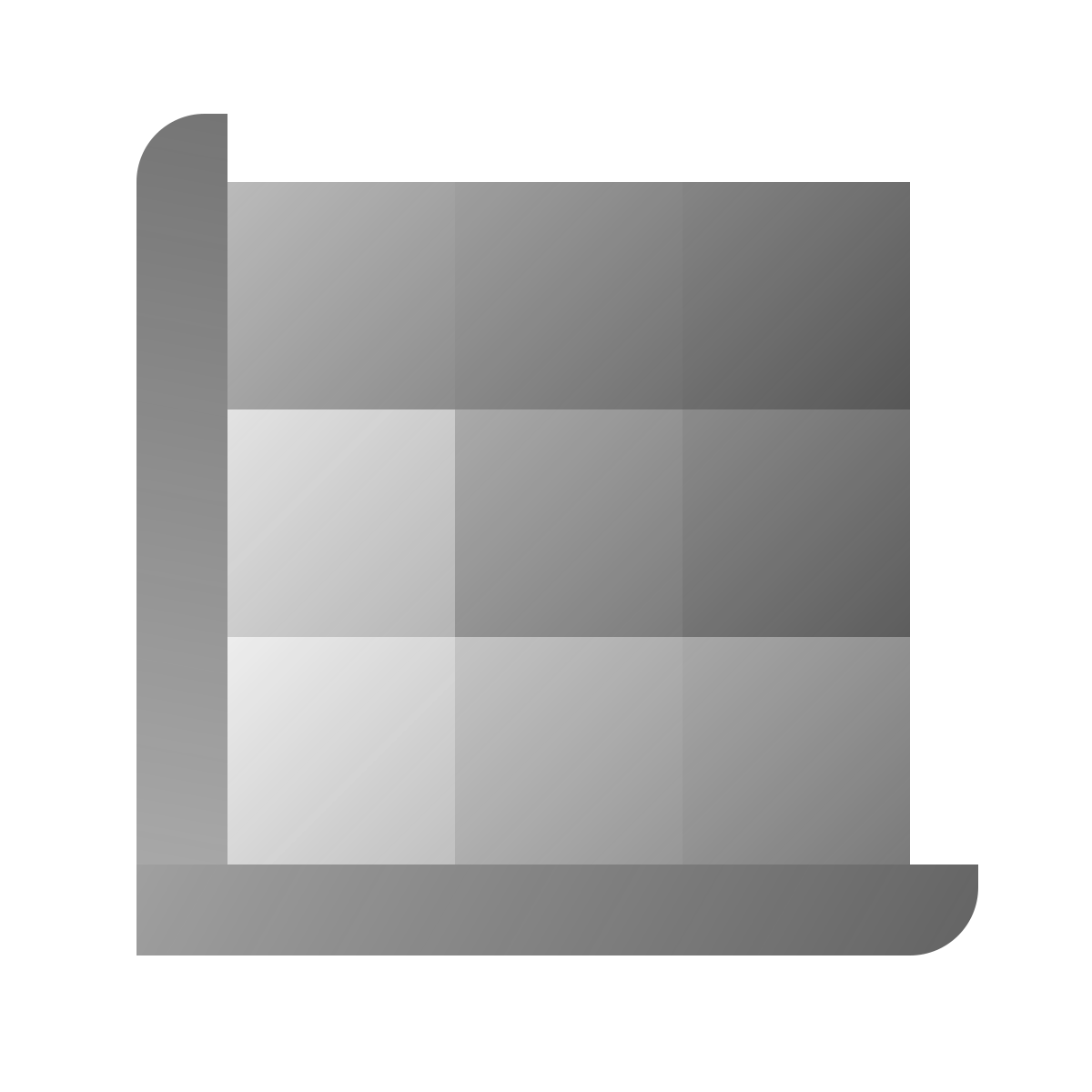 deco duotone style heat map icon