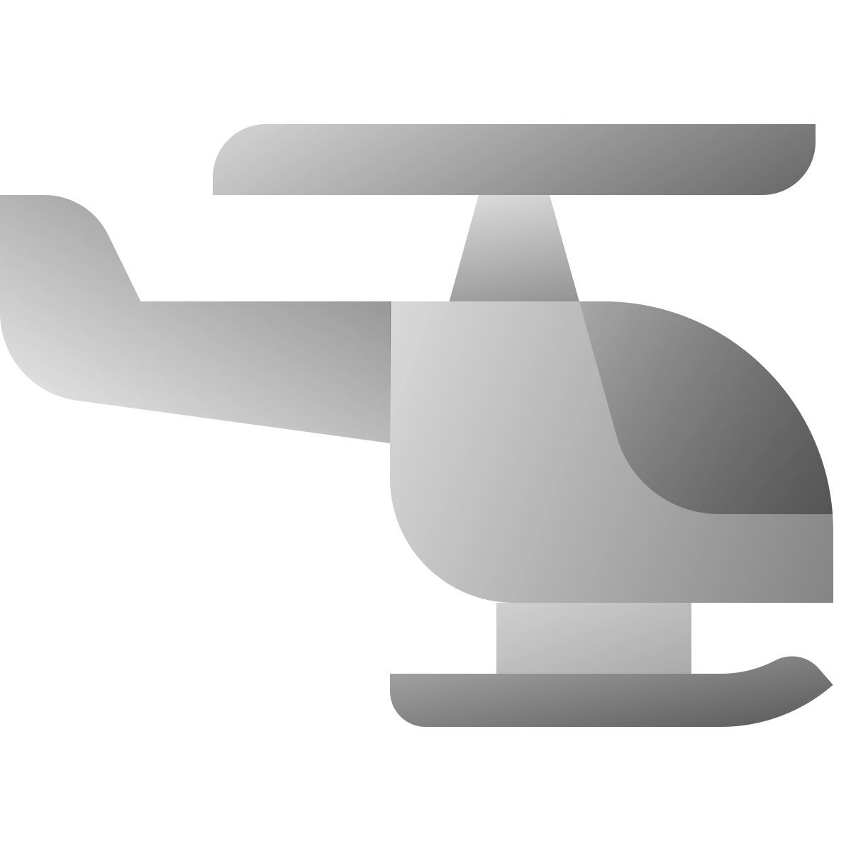 deco duotone style 直升机 icon