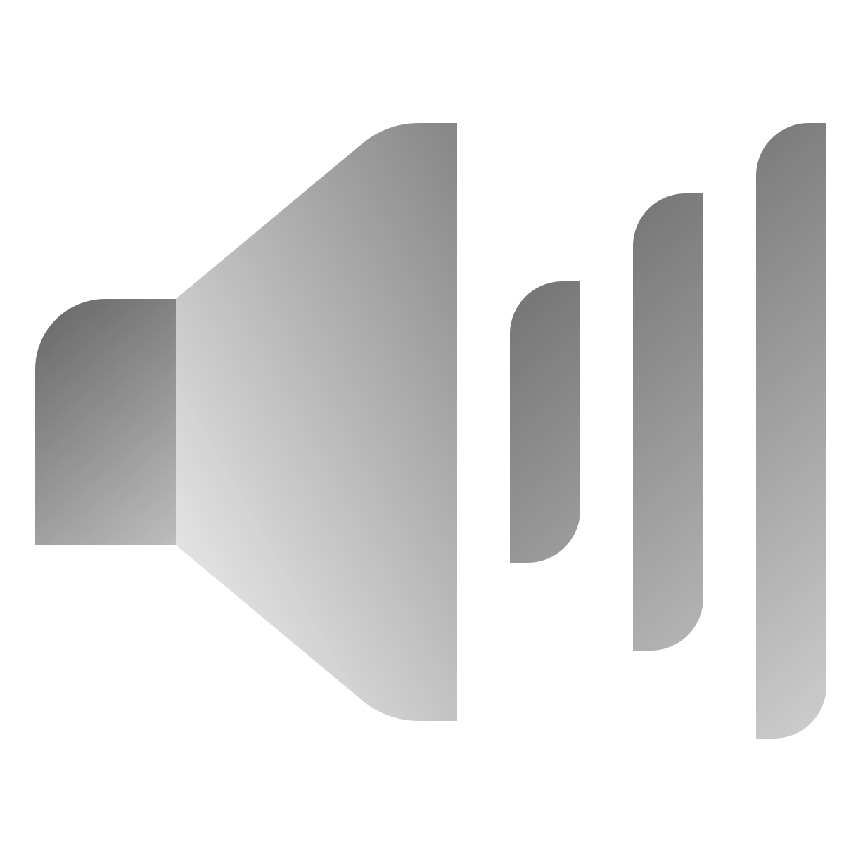 deco duotone style high volume icon