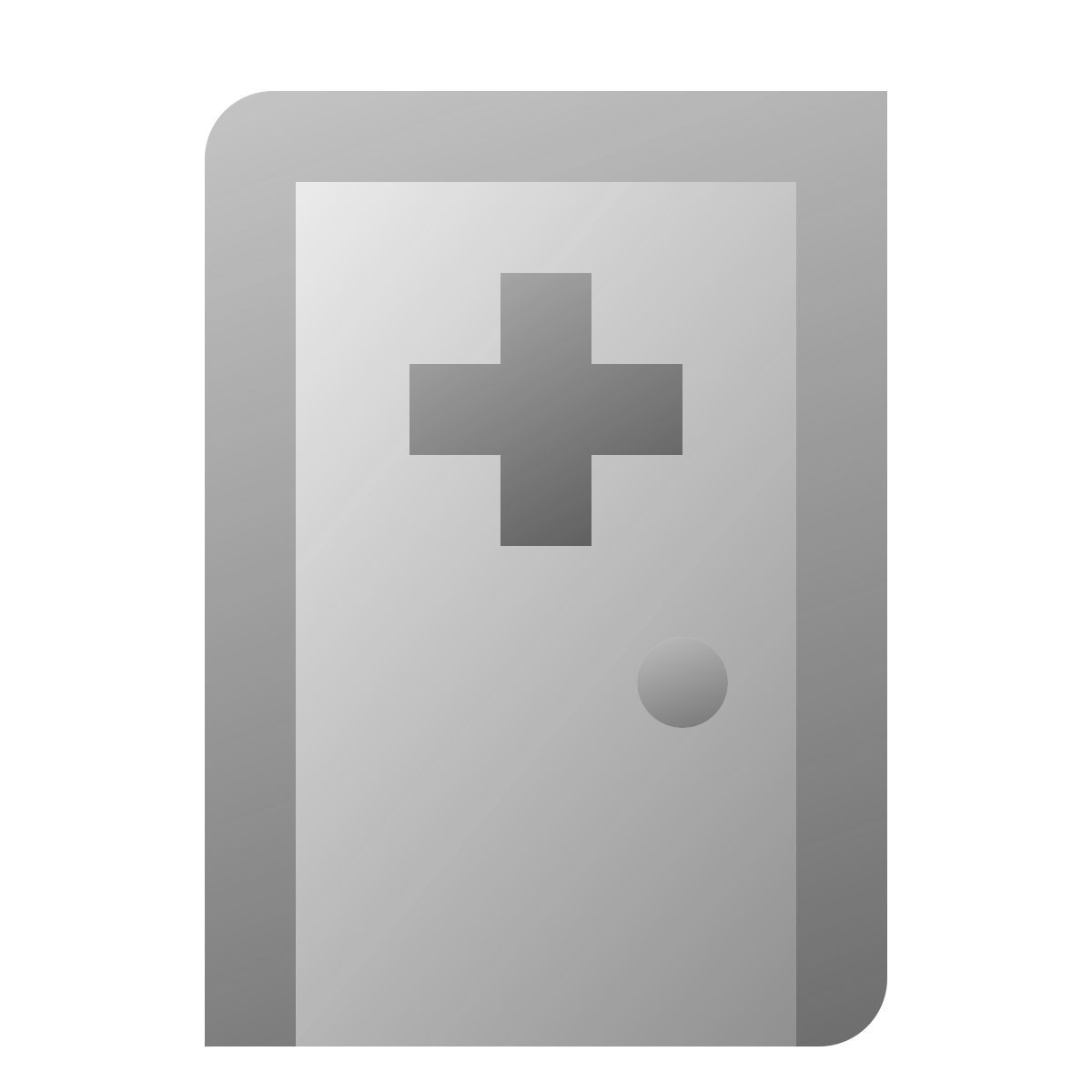 deco duotone style quarto de hospital icon