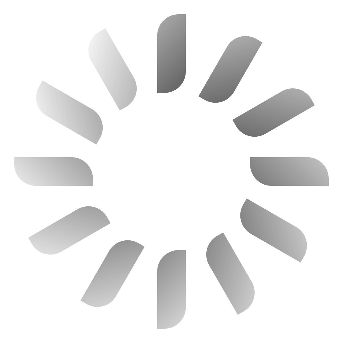 deco duotone style iphone spinner icon