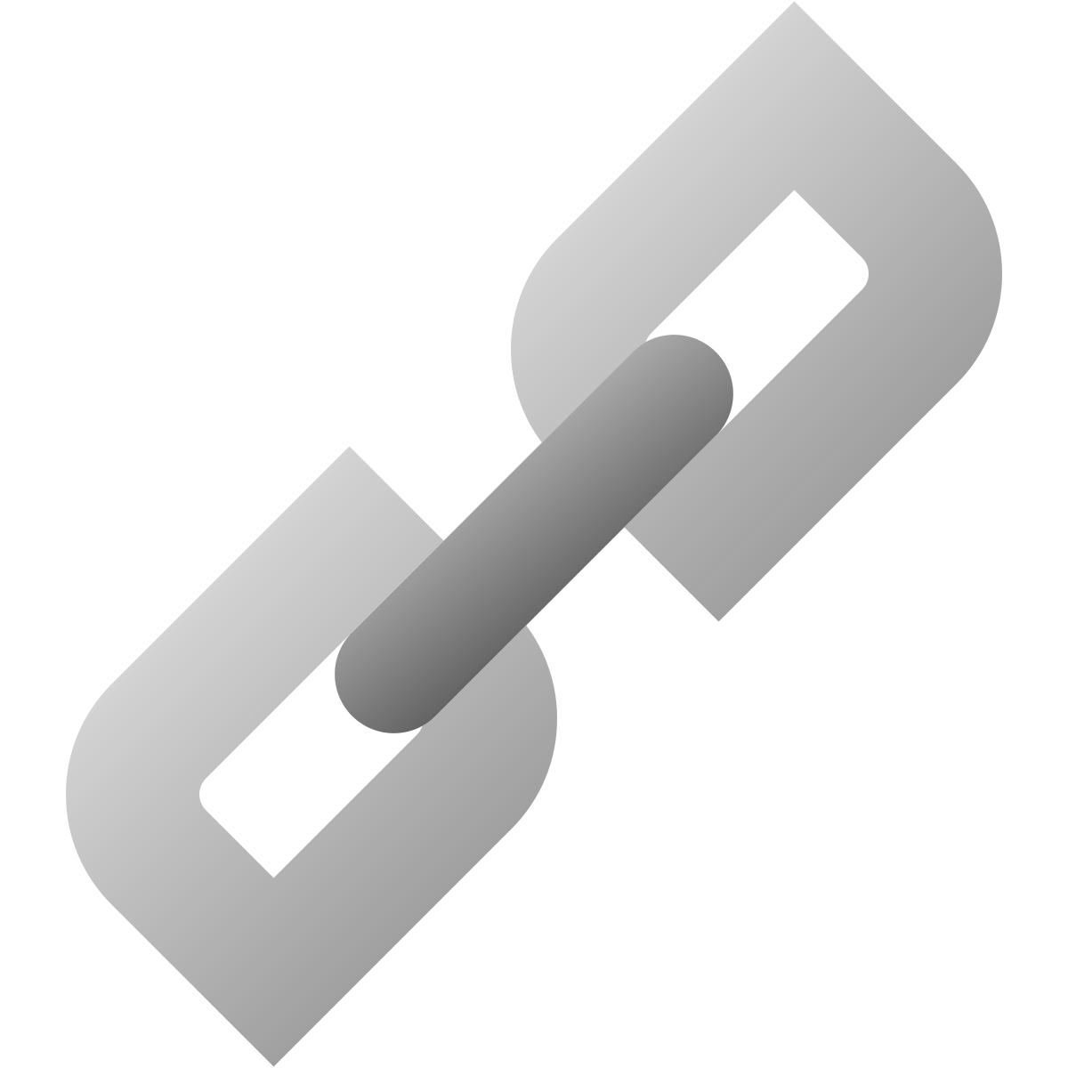 deco duotone style link icon