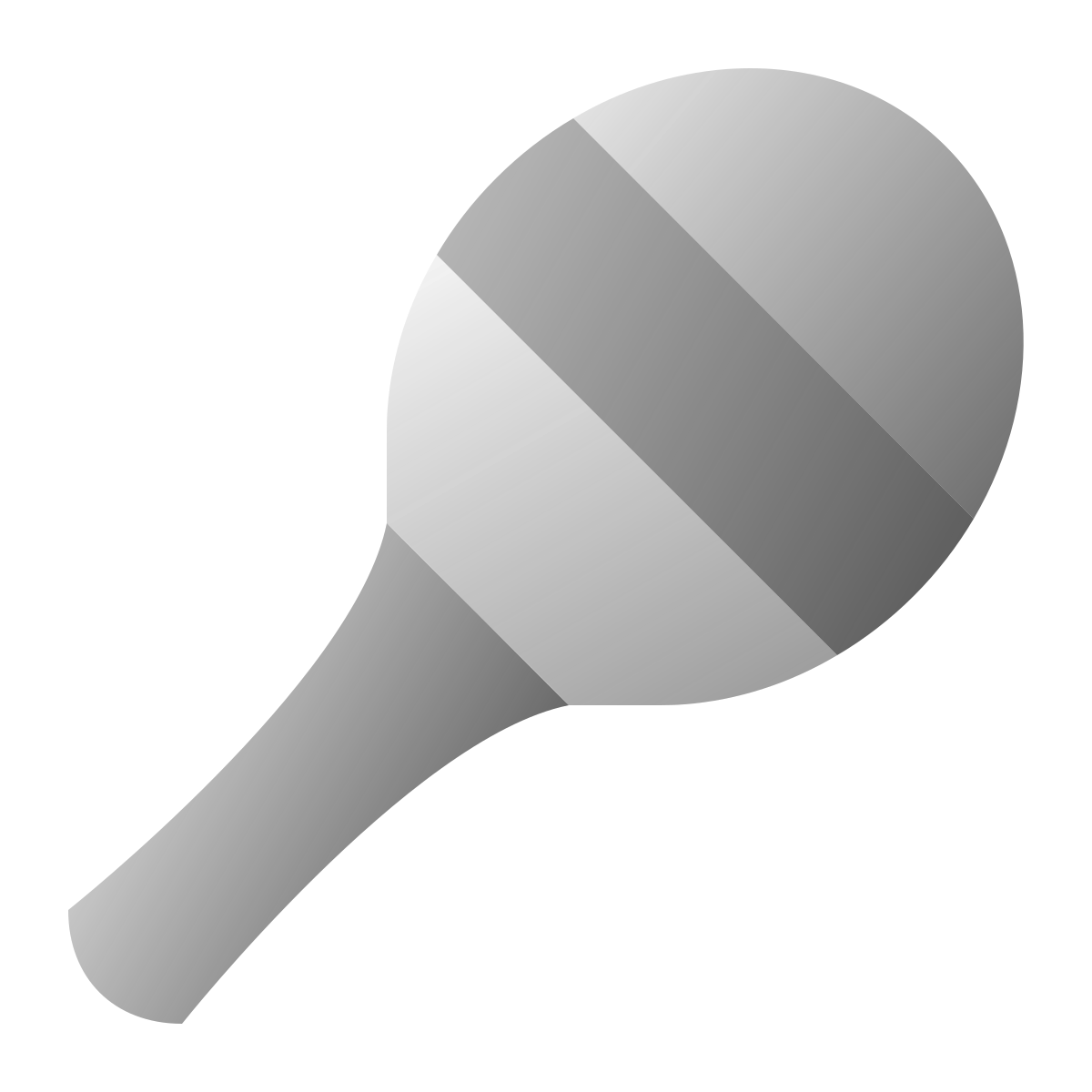 deco duotone style maracas icon