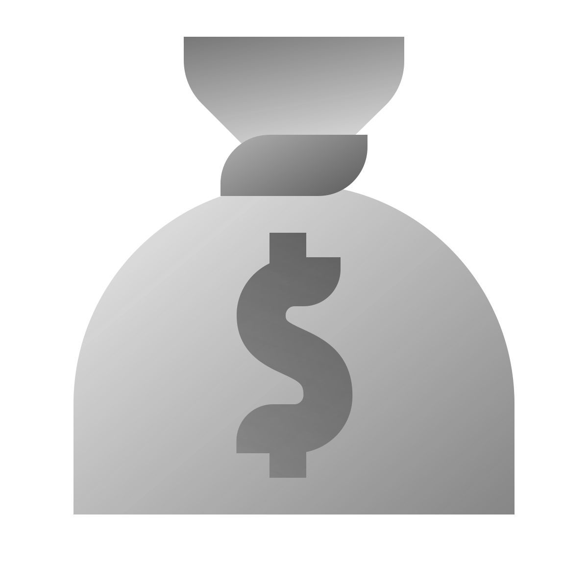 deco duotone style 钱袋子 icon