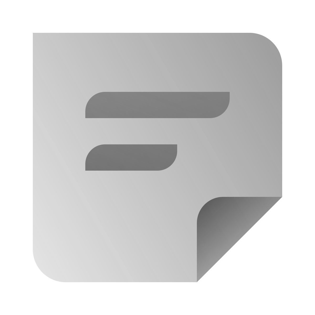 deco duotone style nota icon