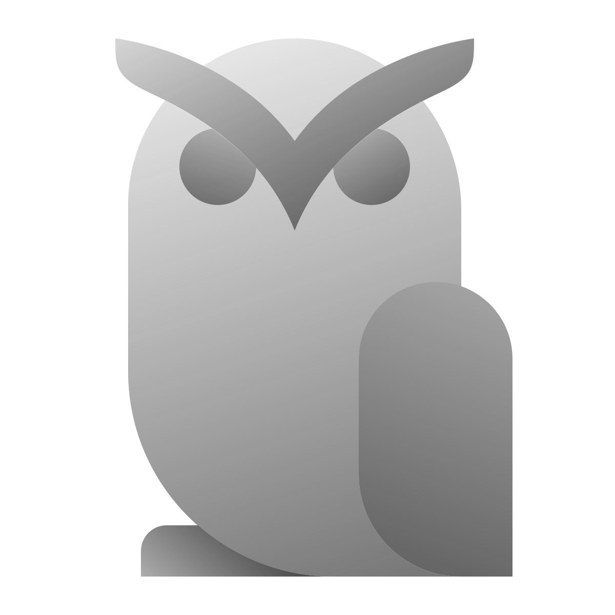 deco duotone style 猫头鹰 icon