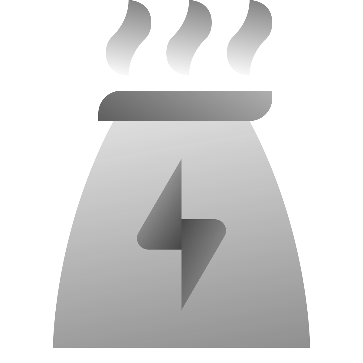 deco duotone style power plant icon