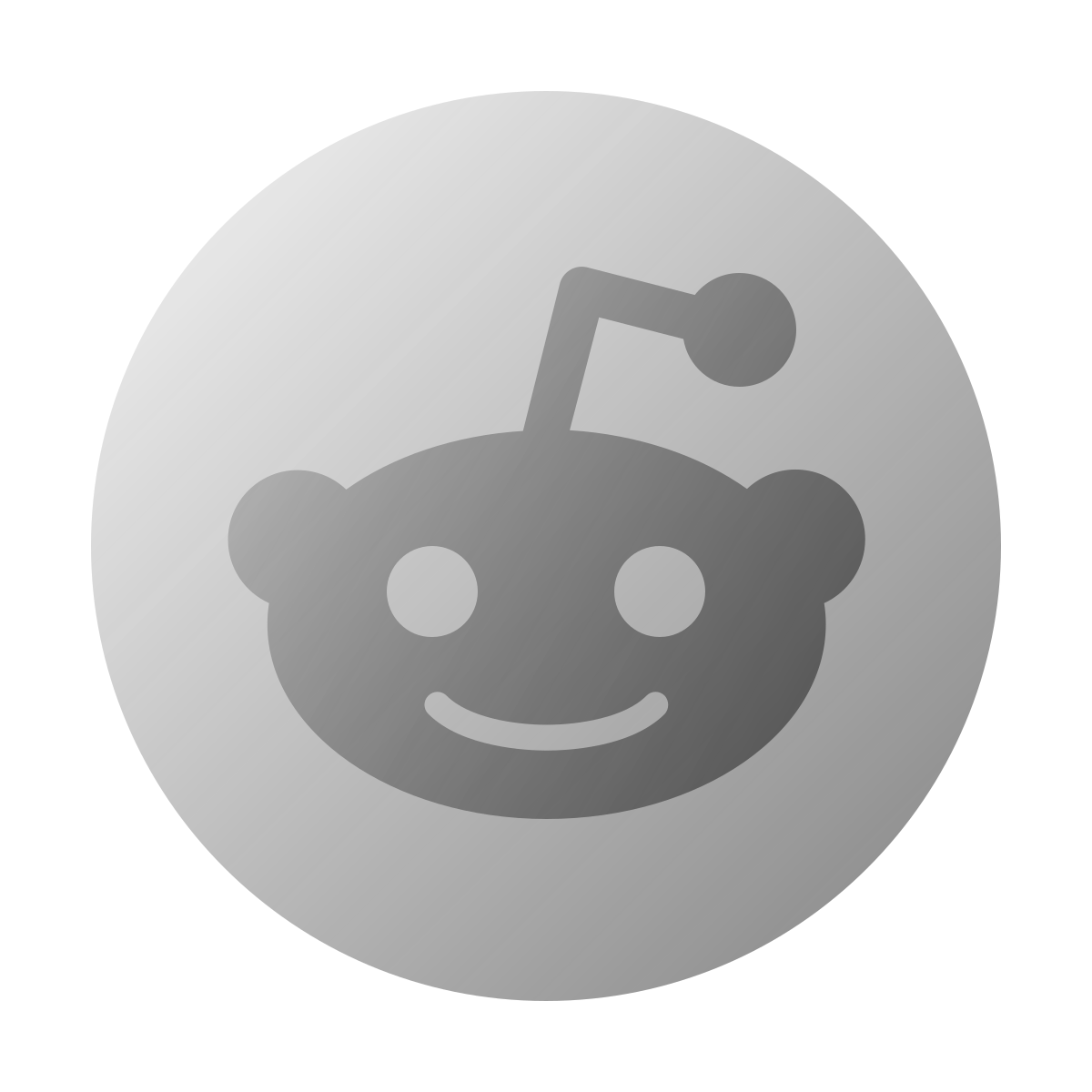 deco duotone style reddit icon