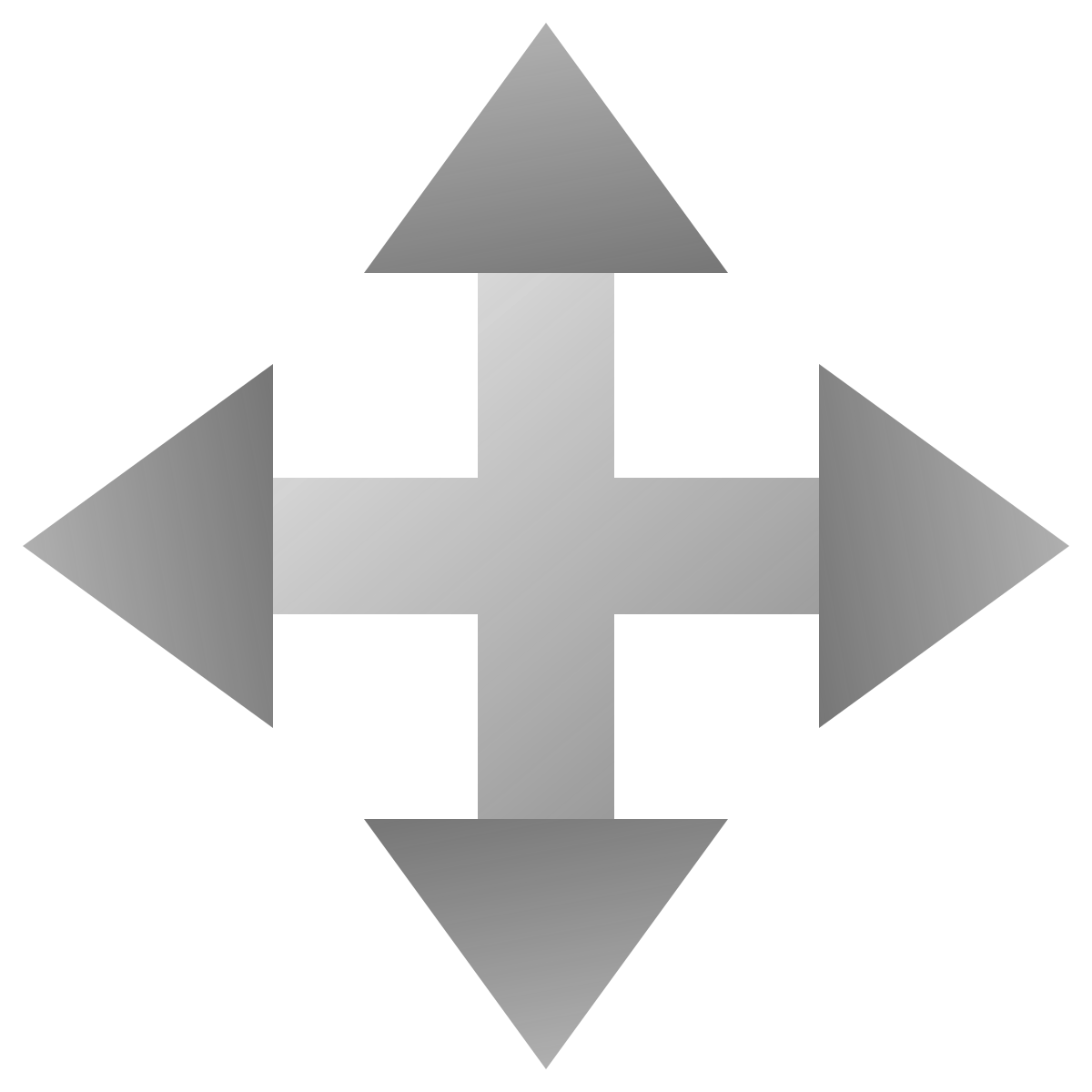 deco duotone style resize four directions icon