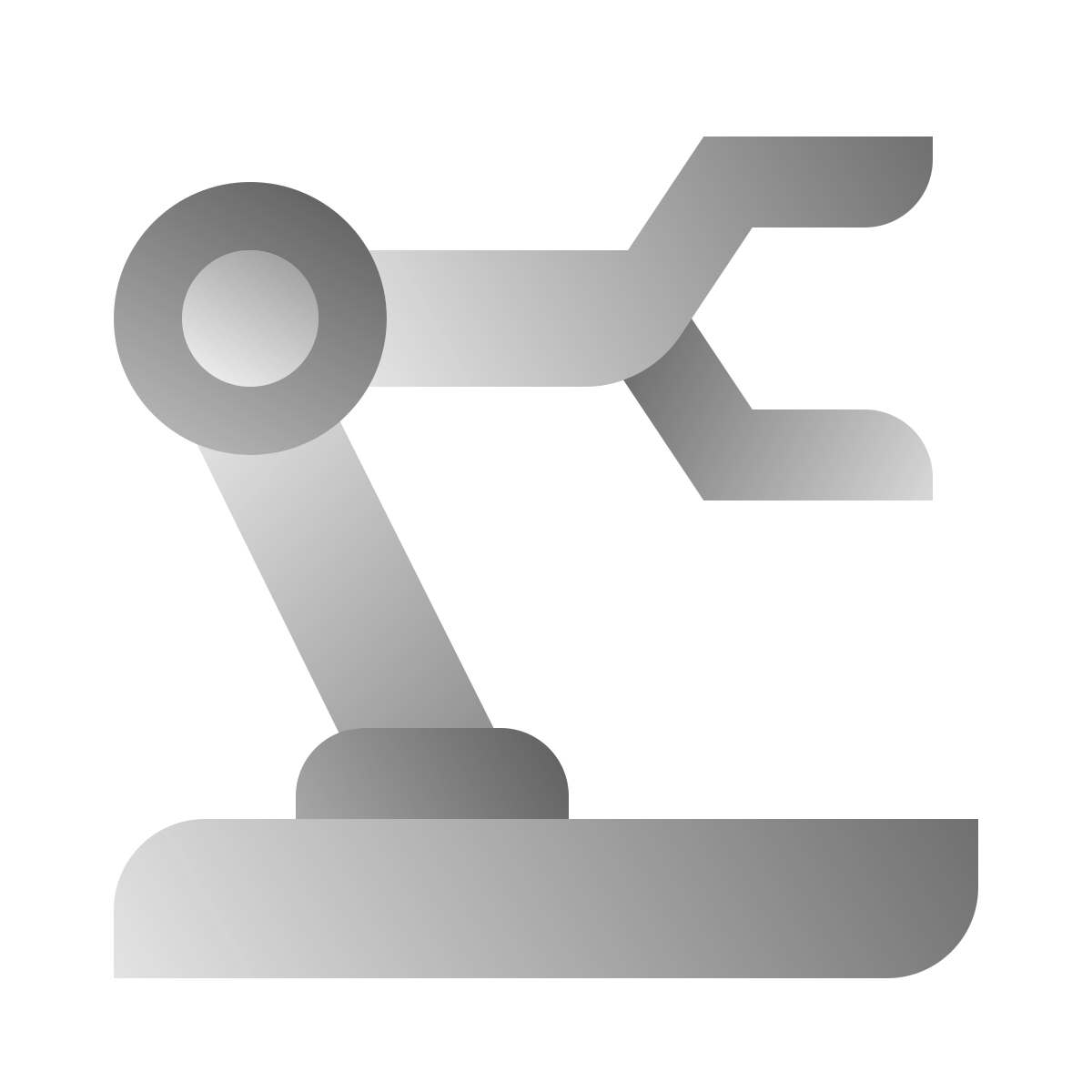 deco duotone style robot icon