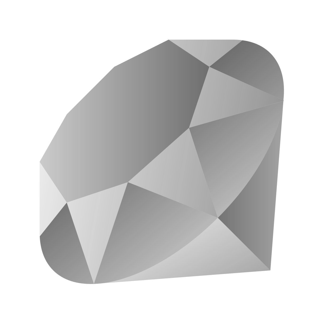 deco duotone style linguaggio di programmazione ruby icon