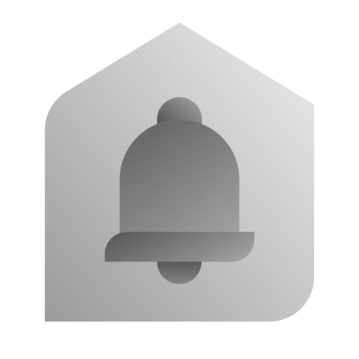 deco duotone style secured by alarm system icon