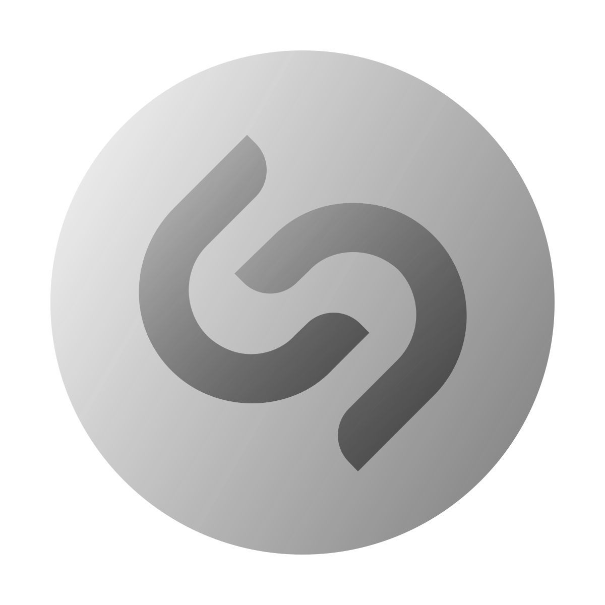 deco duotone style shazam icon