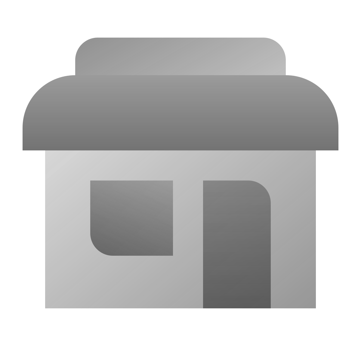 deco duotone style shop icon