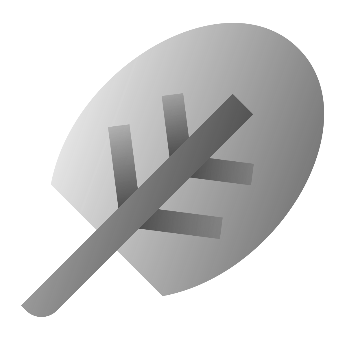 deco duotone style spinach icon