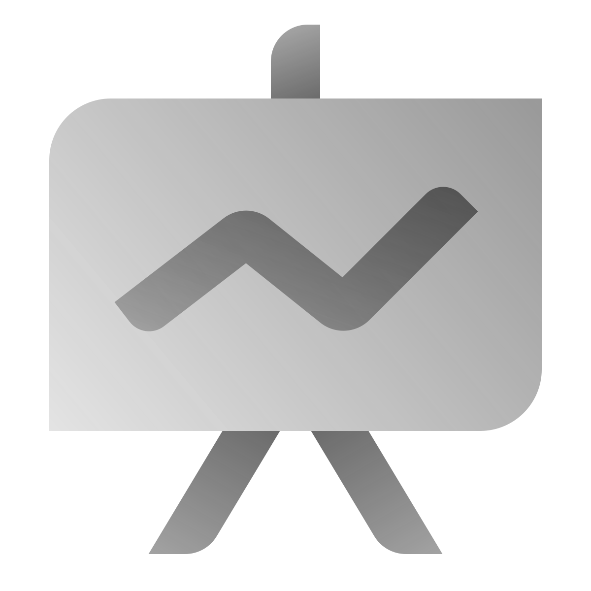deco duotone style statistics icon