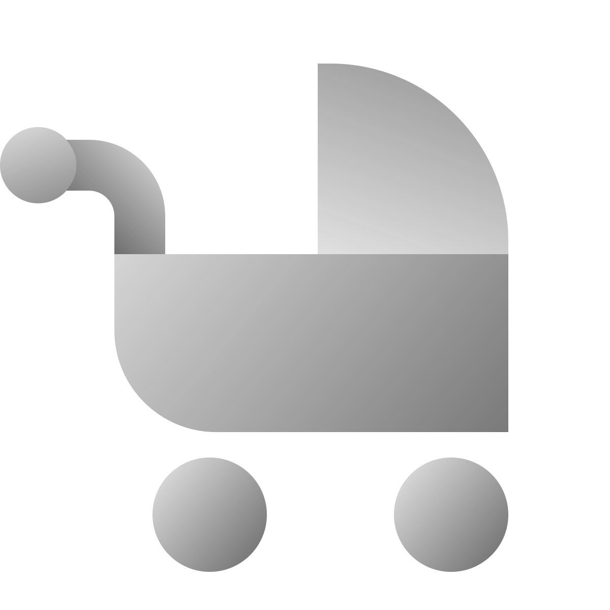 deco duotone style coche de niño icon