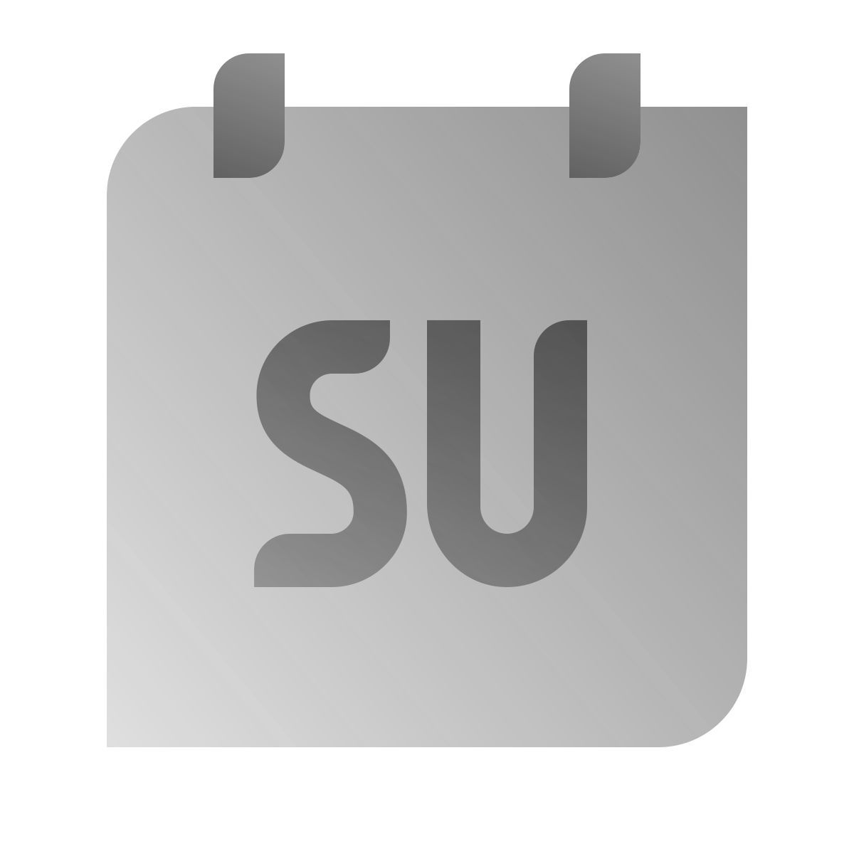 deco duotone style 星期日 icon