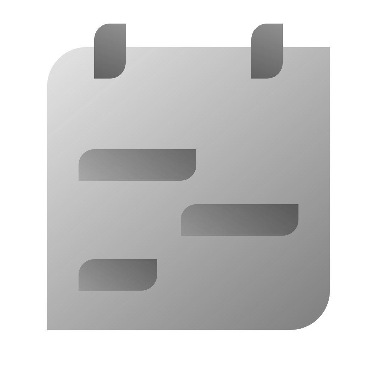 deco duotone style timeline week icon