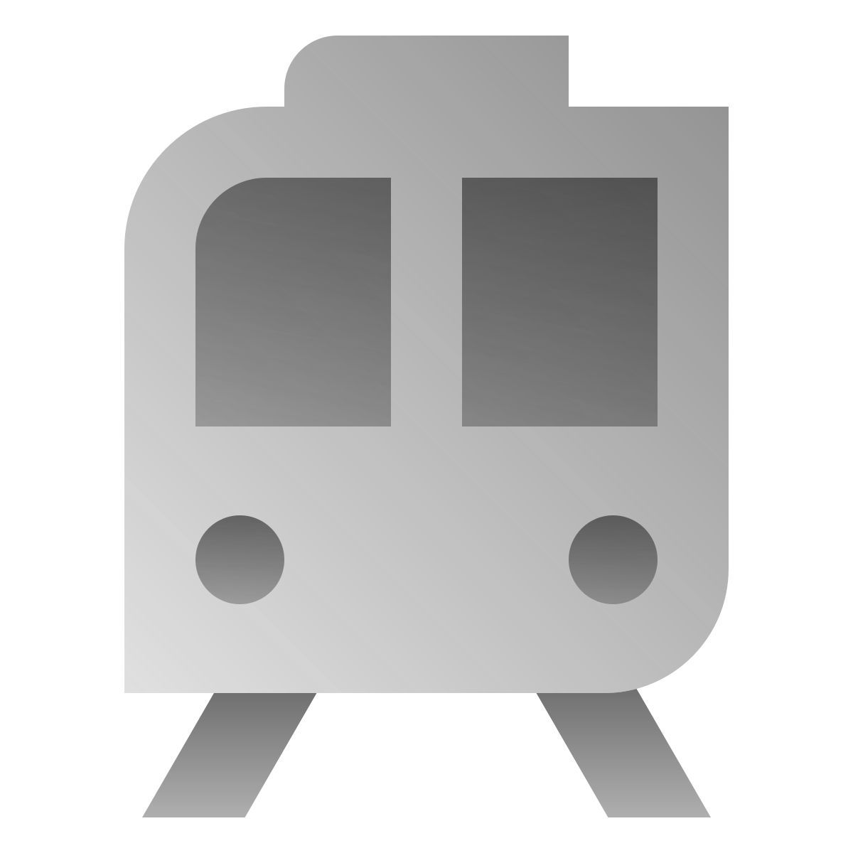 deco duotone style treno icon