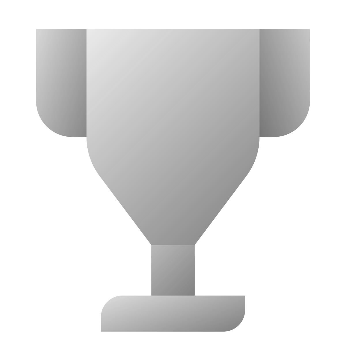 deco duotone style trophy icon