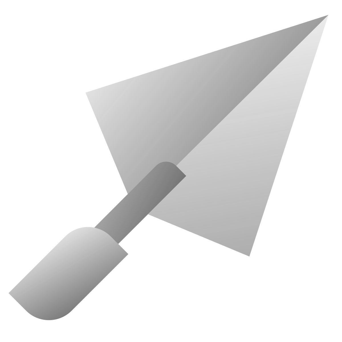 deco duotone style 모종삽 icon