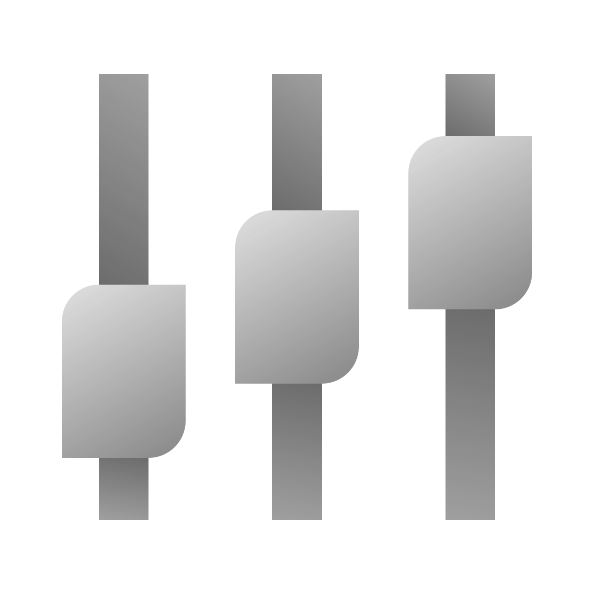 deco duotone style vertical timeline icon