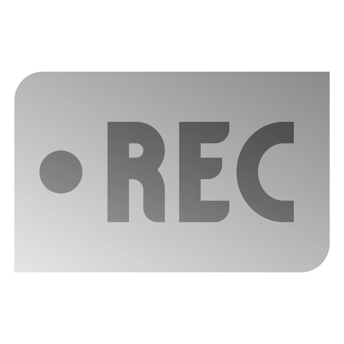 deco duotone style 视频记录 icon