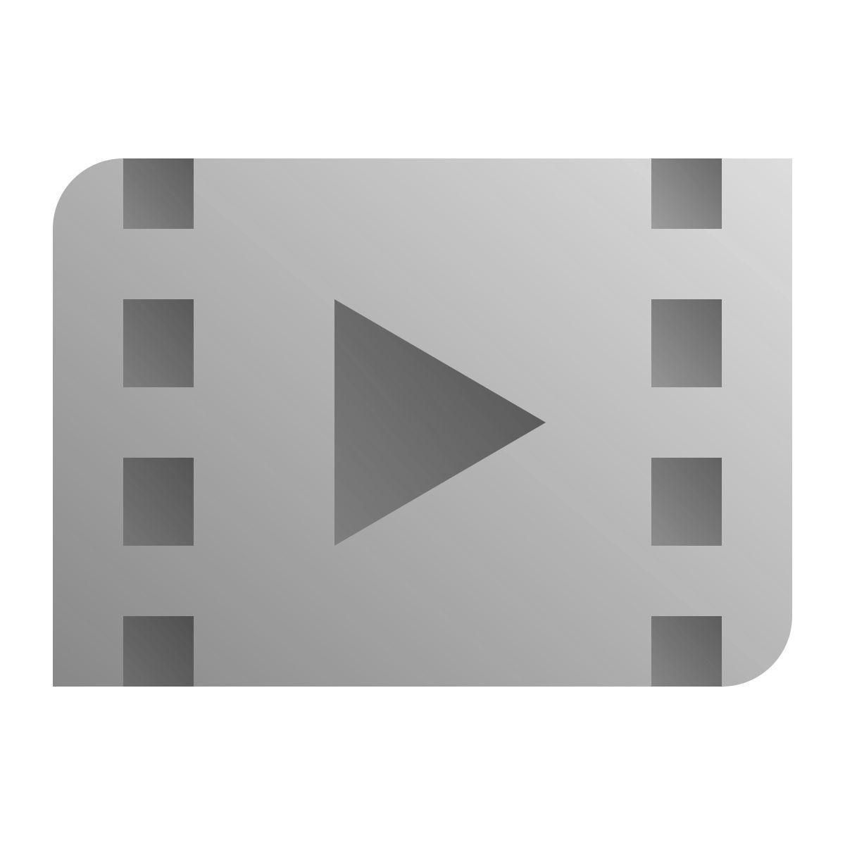 deco duotone style 비디오 icon