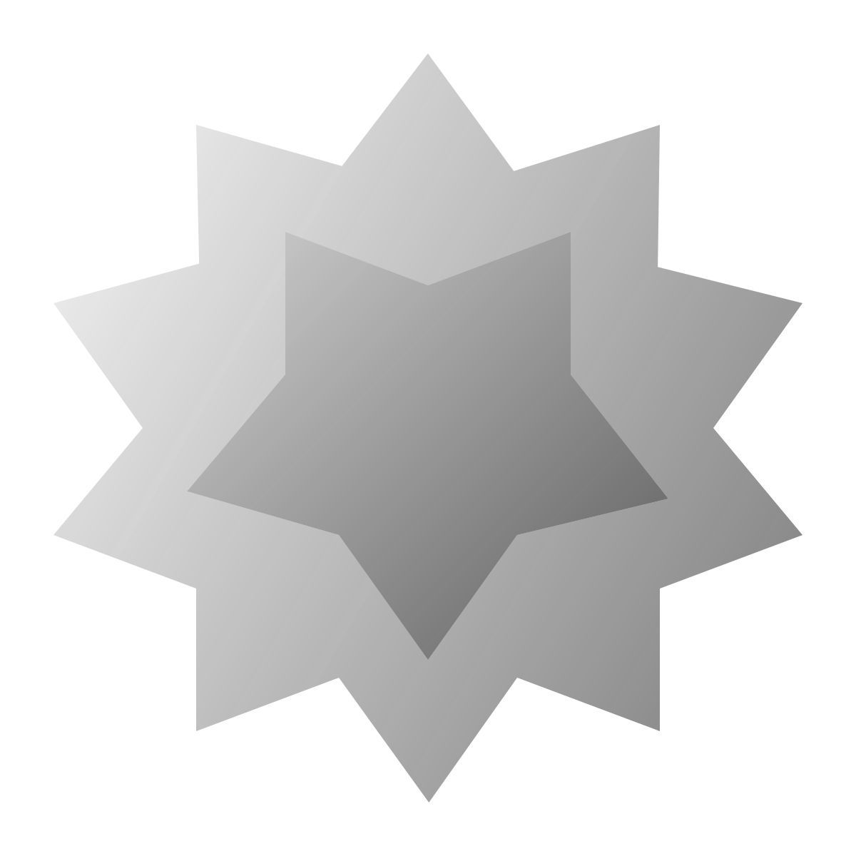 deco duotone style wolfram alpha icon