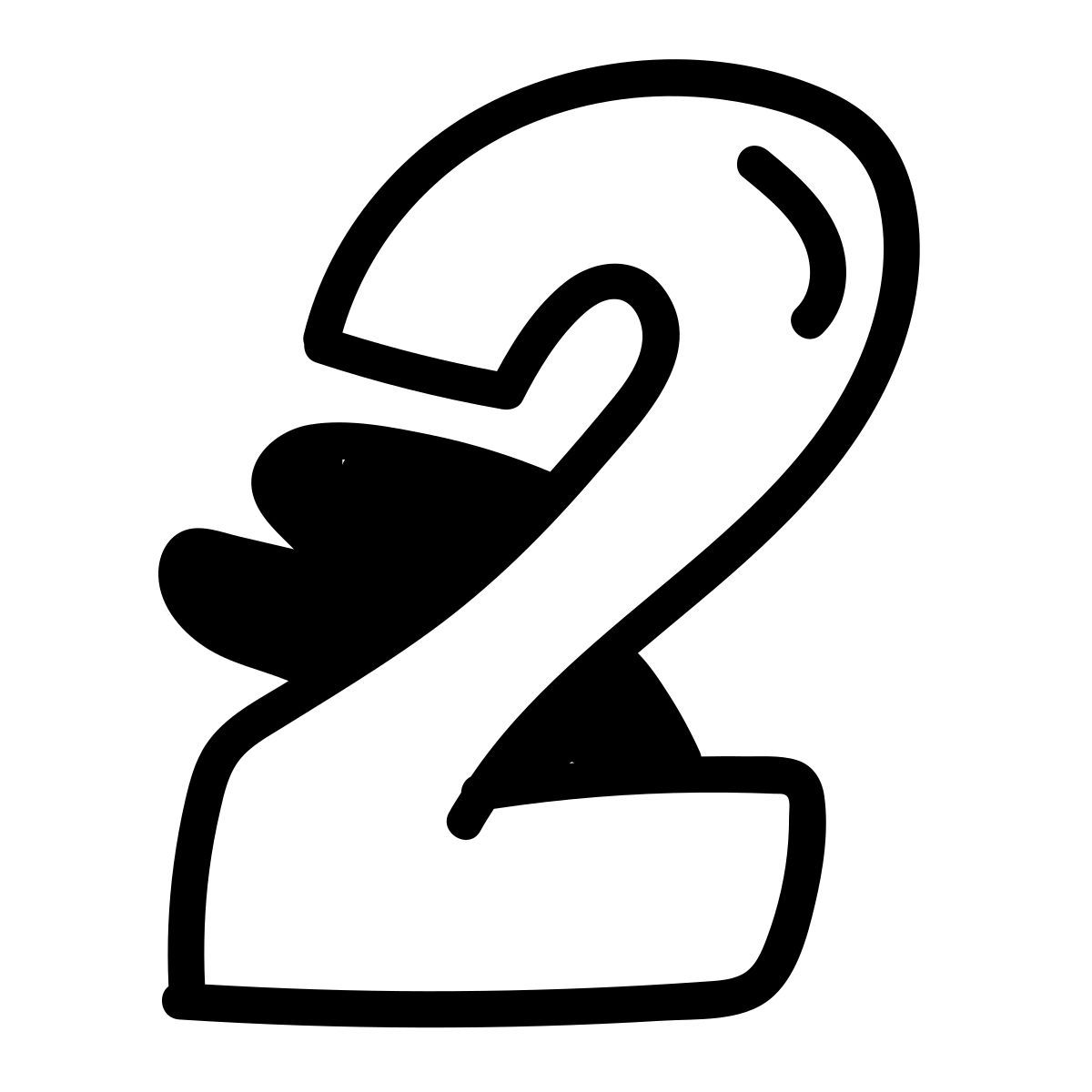 doodle line style 2 icon