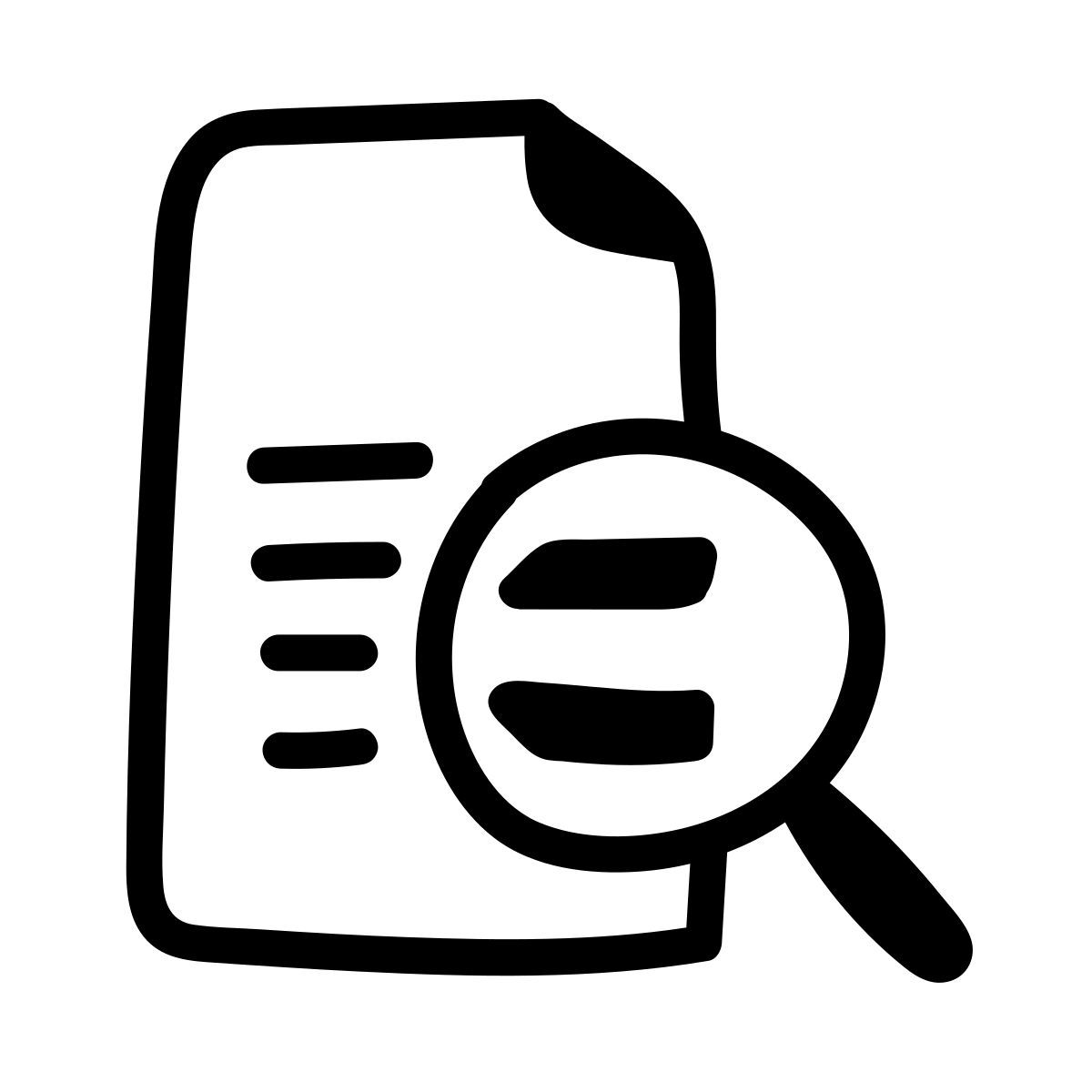 doodle line style clausole contrattuali icon