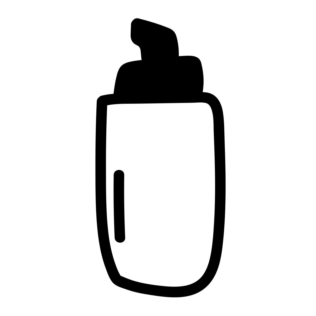 doodle line style 기초 메이크업 icon