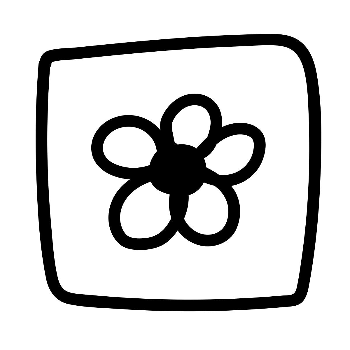 doodle line style große symbole icon