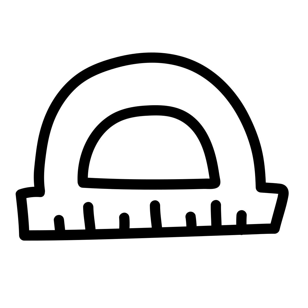 doodle line style grados icon