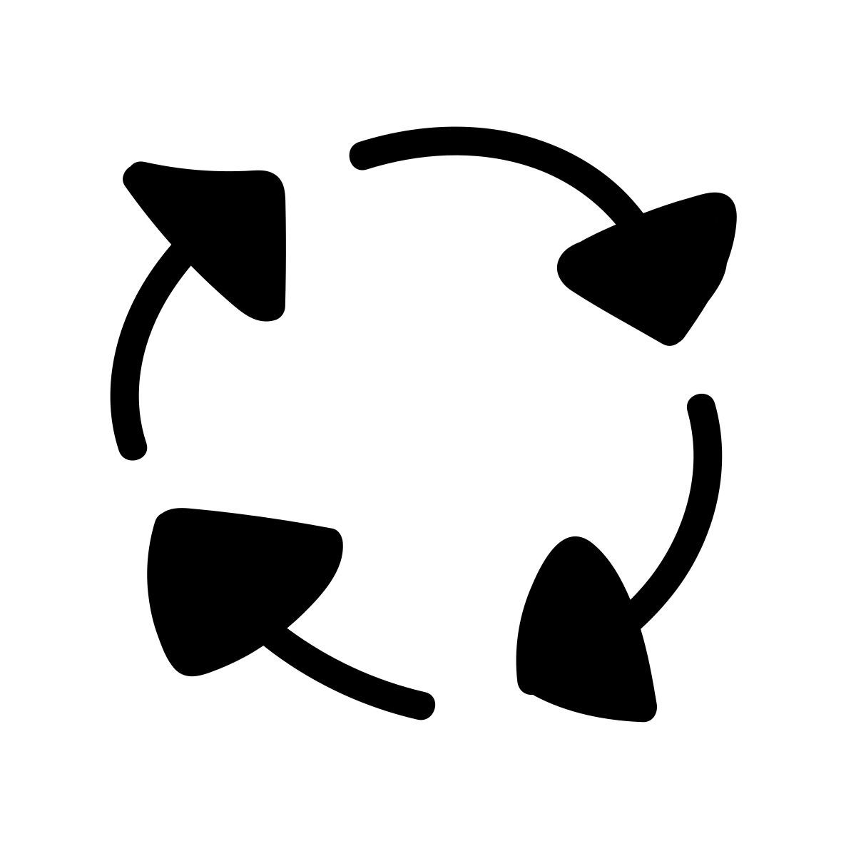 doodle line style process icon