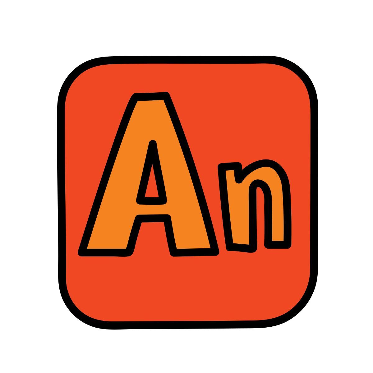 doodle style adobe 애니메이션 icon