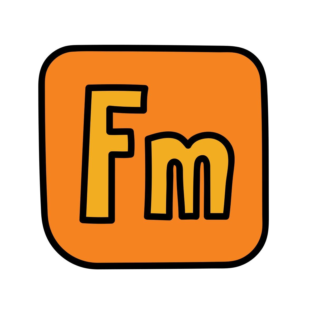 doodle style adobe fireworks icon