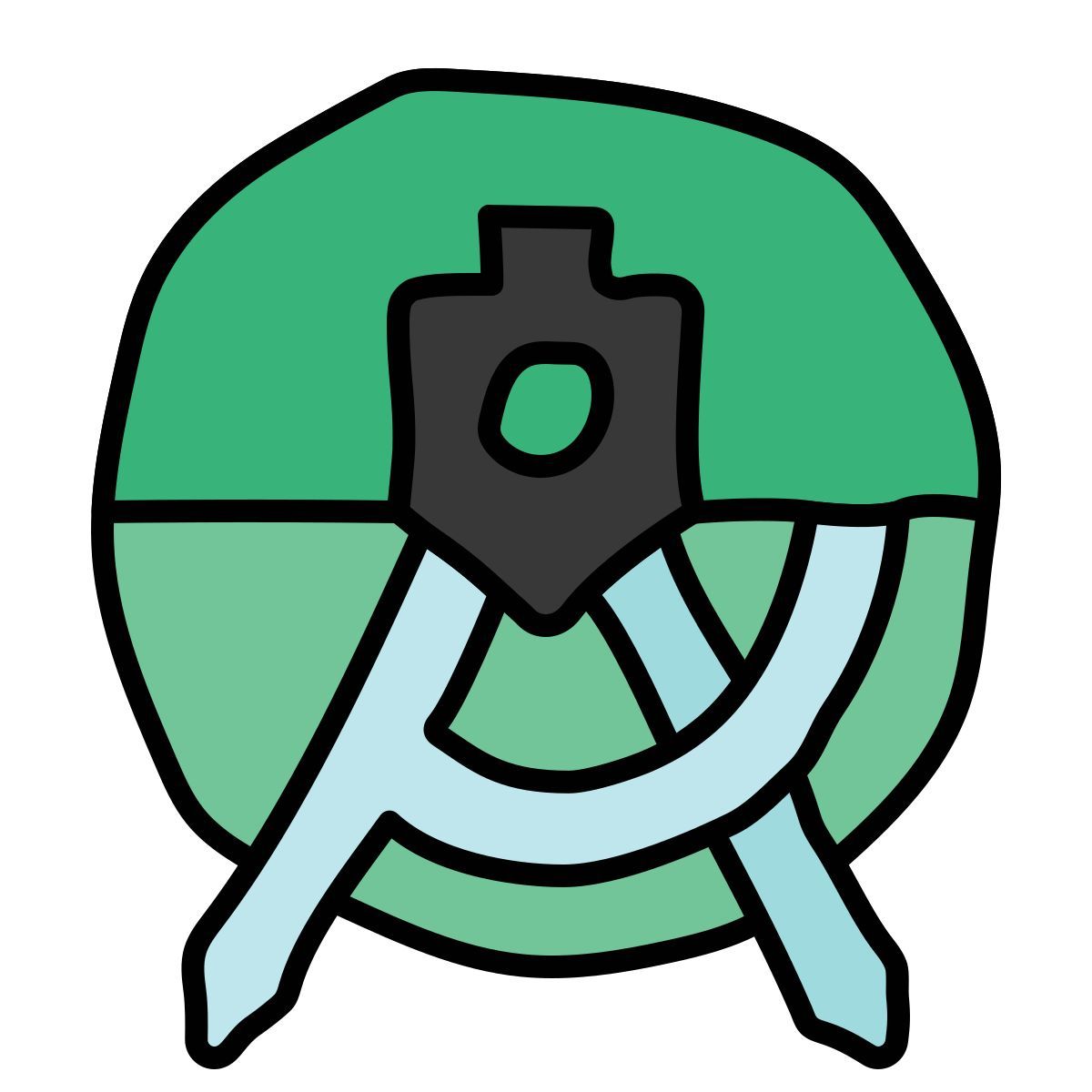 doodle style android studio icon