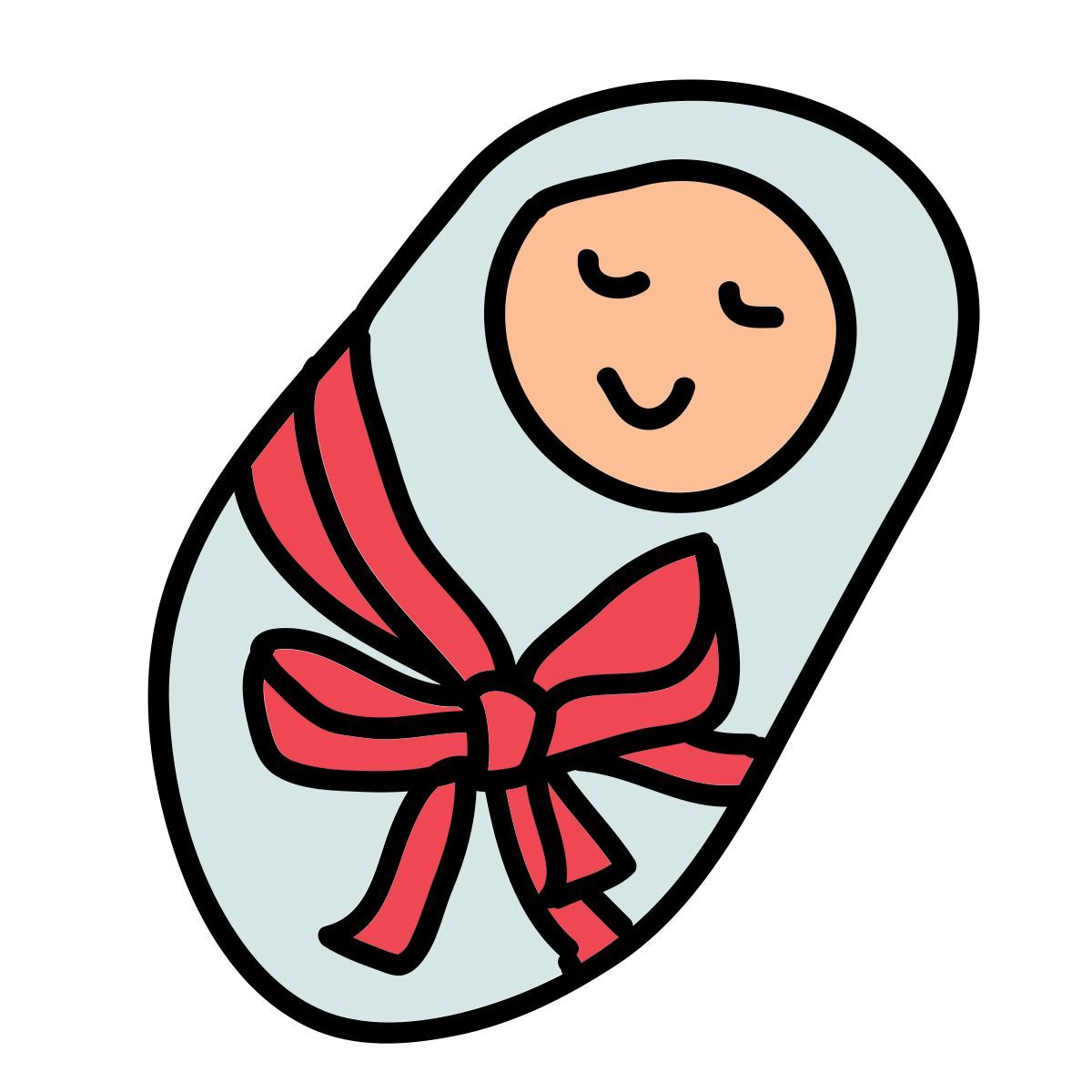 doodle style bebé icon